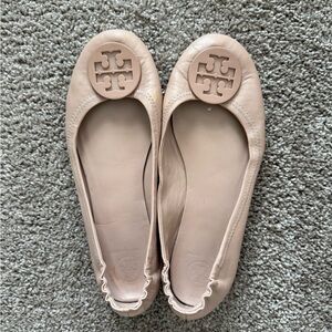 Tory Burch Women's Beige Ballet Flats 8